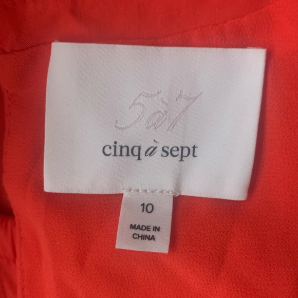 CINQ A SEPT
Maisey Puffed Sleeve Tiered Open-Back Dress - Picture 4 of 6